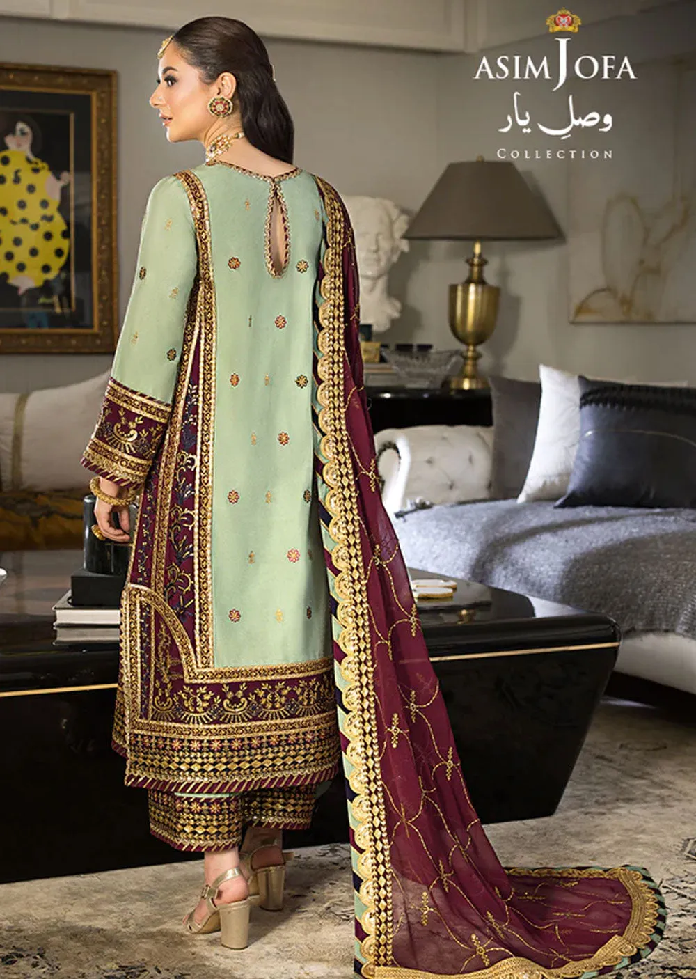 AJVY-06 - Unstitched - Asim Jofa Vasl e Yaar Collection 2023