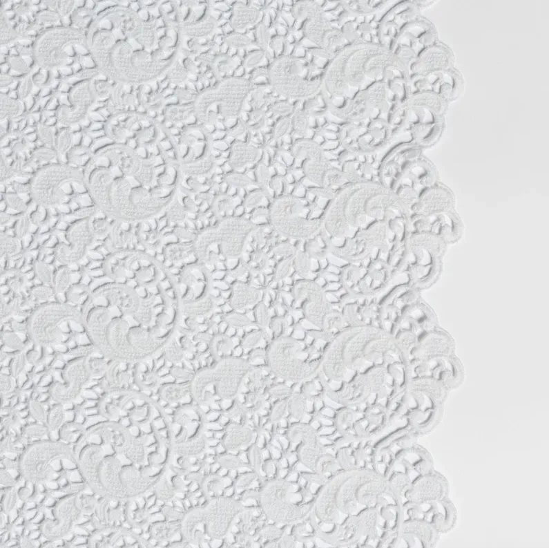 Allora Lace Pillowcase - Winter White - King