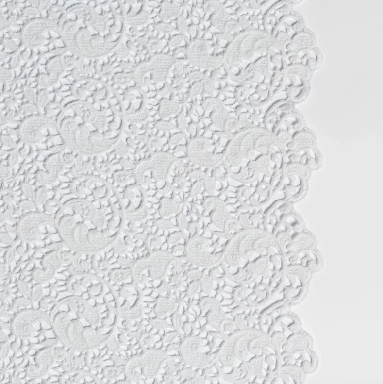 Allora Lace Pillowcase - Winter White - Standard