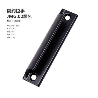 Aluminum Alloy Door and Window Handle - Push-Pull Knob for Balcony & Furniture