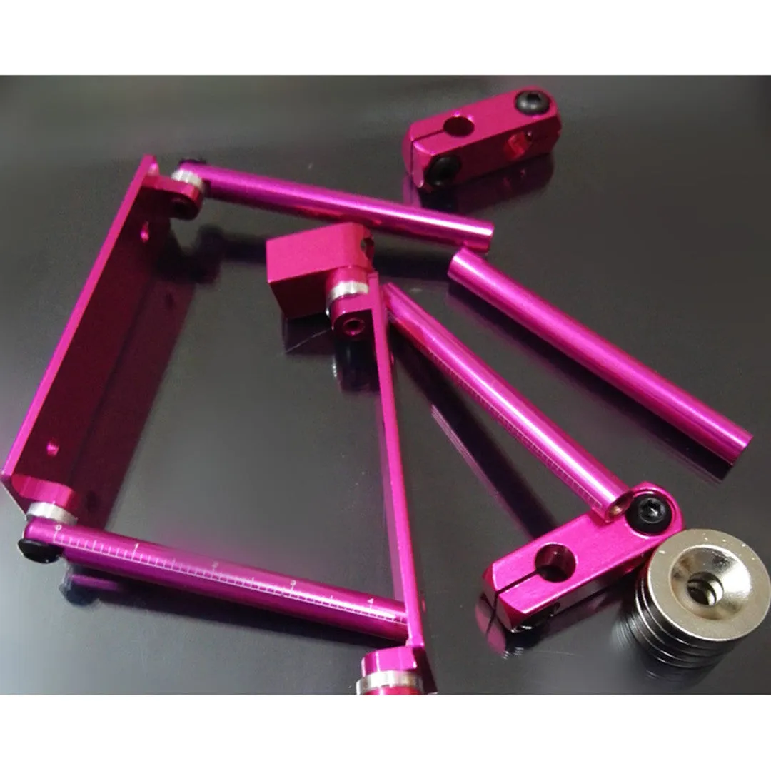 Aluminum Magnetic Stealth Invisible Body Post Mount Kit For 1/10 RC Touring Car Drift HSP Sakura D3 XIS ZERO S CS HPI Tamiya