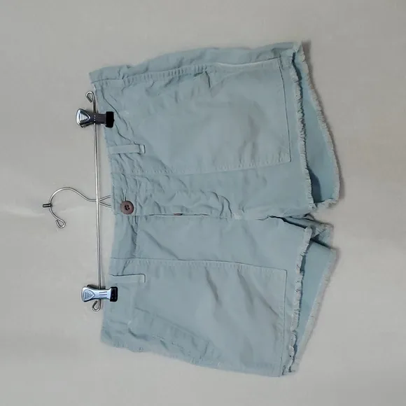 AMO Army Shorts Seafoam With Button Fly Closure Size 27