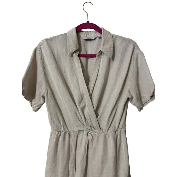 &amp; Other Stories Linen Blend Twist Knot Dress