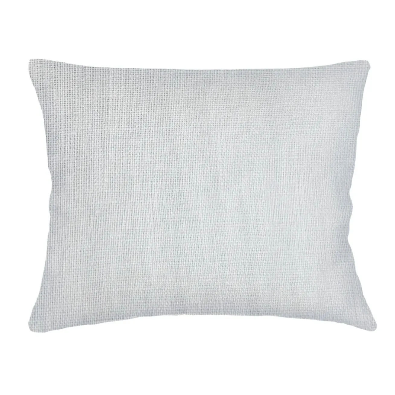 Anaya Home So Soft Linen Light Grey Dutch Euro Pillow 28x36 With Down Insert