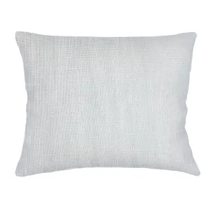 Anaya Home So Soft Linen Light Grey Dutch Euro Pillow 28x36 With Down Insert