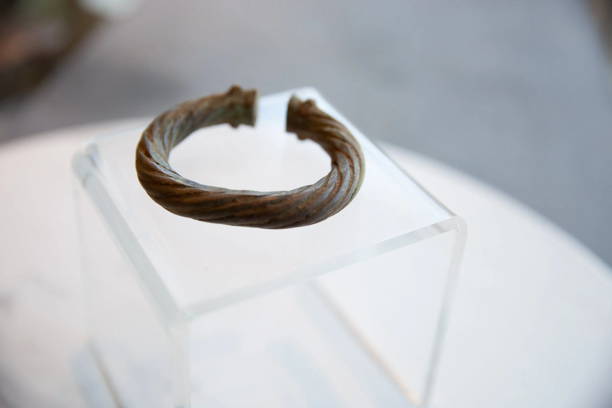 Antique African Metal Alloy Bracelet