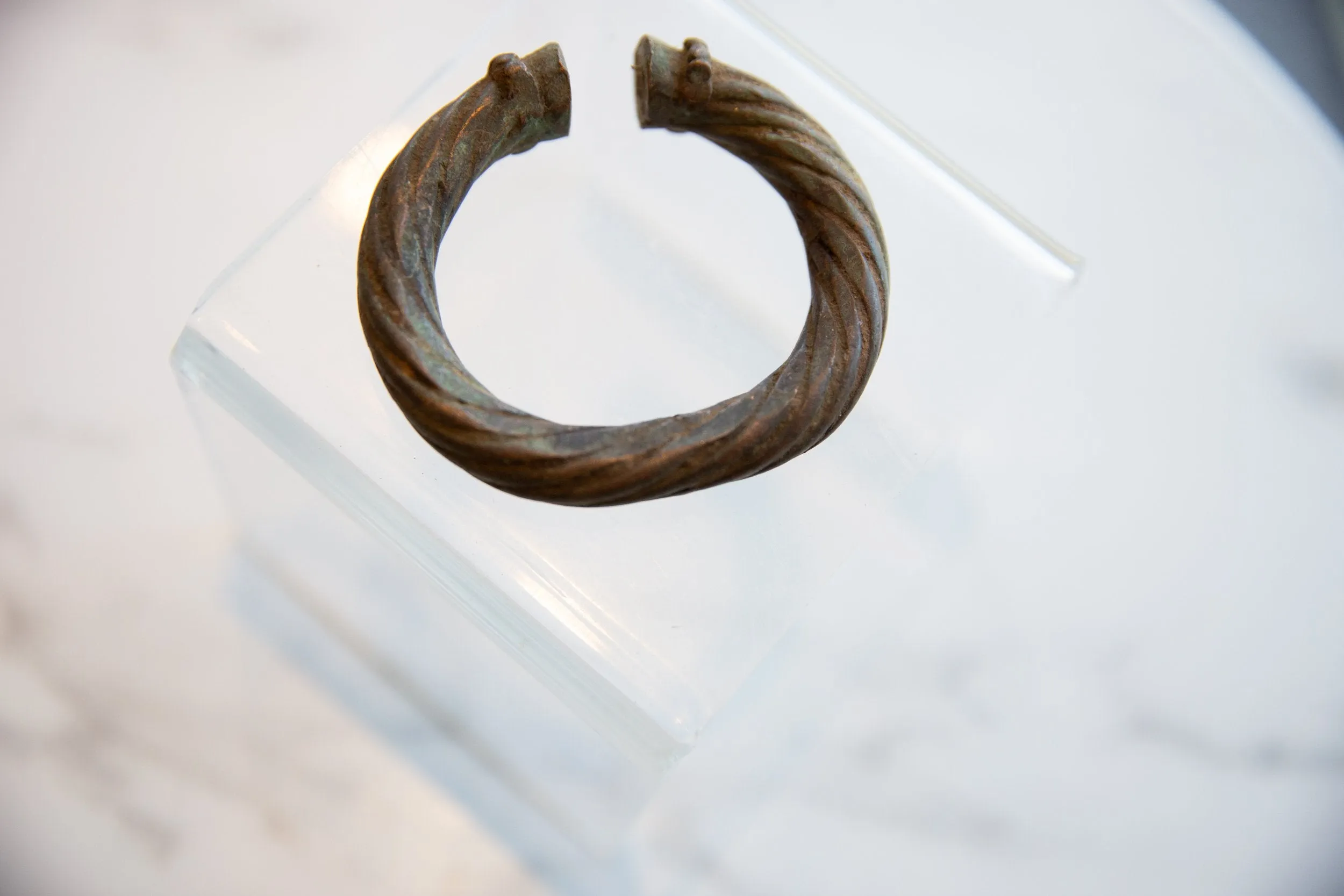 Antique African Metal Alloy Bracelet