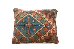 Antique Caucasian Rug Fragment Pillow