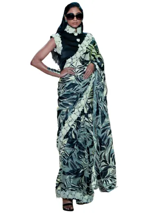 Appliqué saree