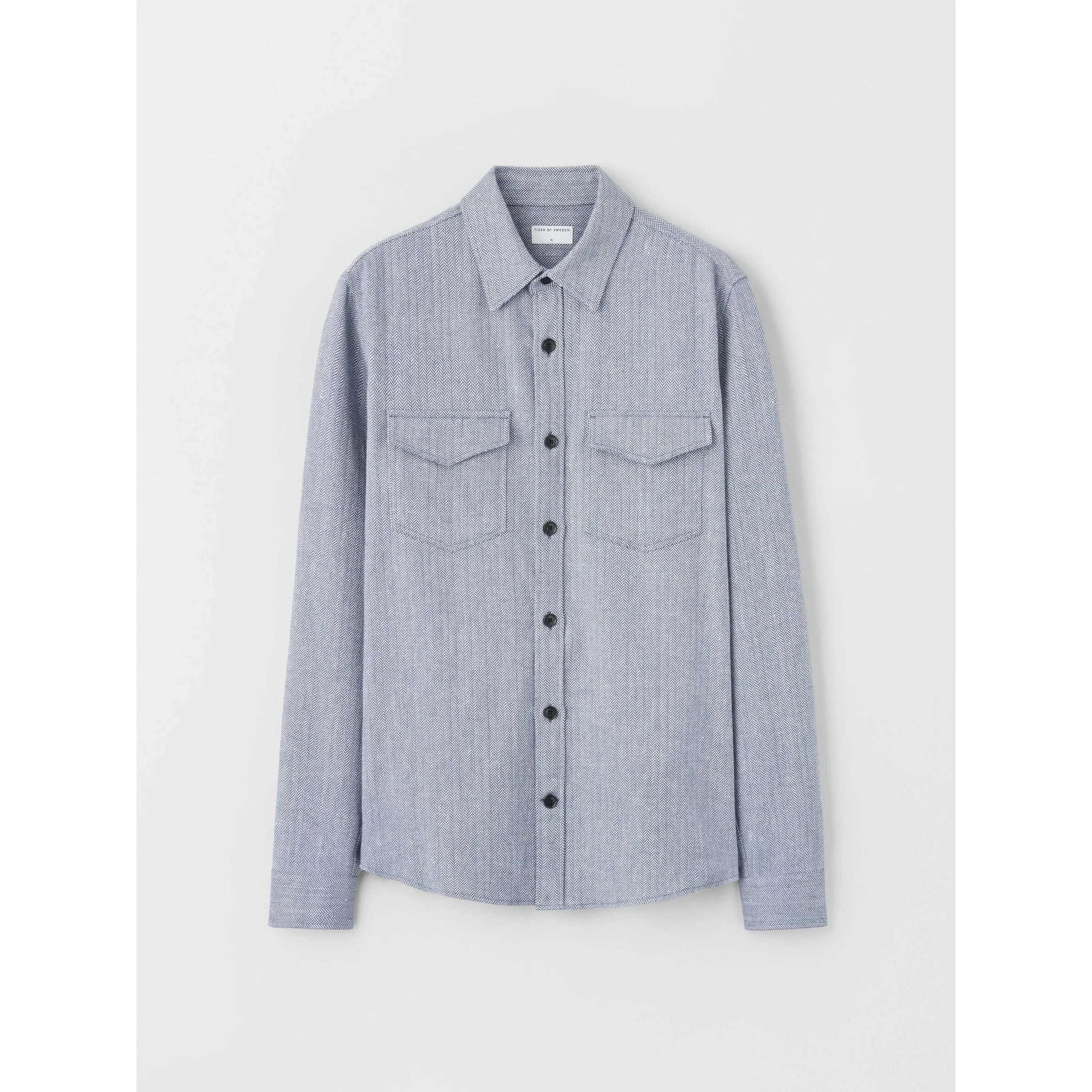 ARNOU SHIRT 2-TONE HERRINGBONE