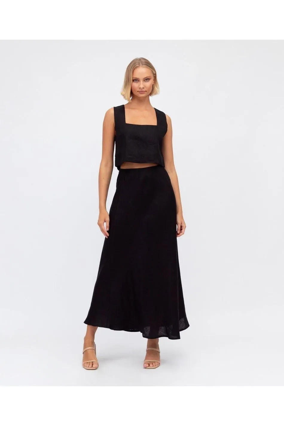 Ayla Crop Black