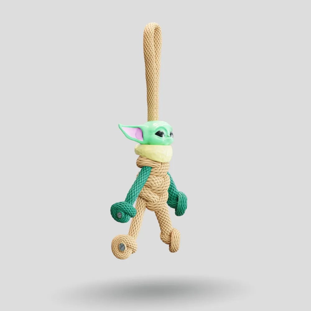 Baby Yoda Paracord Buddy Keychain