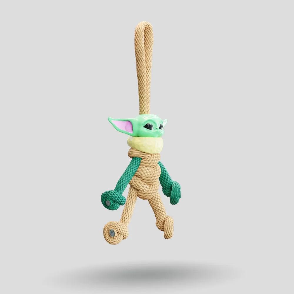 Baby Yoda Paracord Buddy Keychain