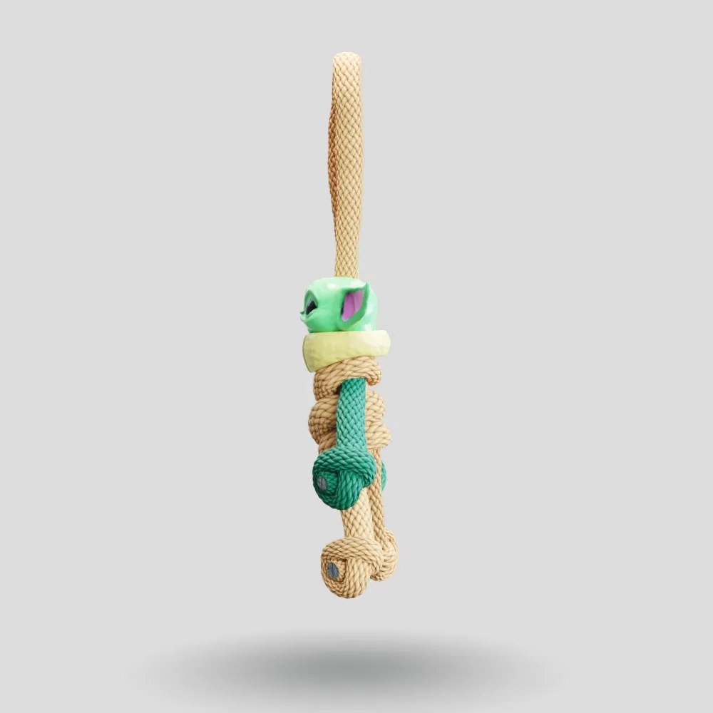 Baby Yoda Paracord Buddy Keychain
