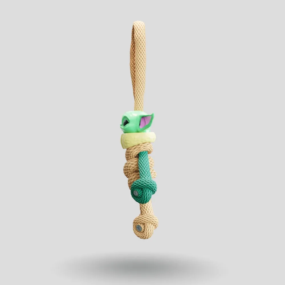 Baby Yoda Paracord Buddy Keychain