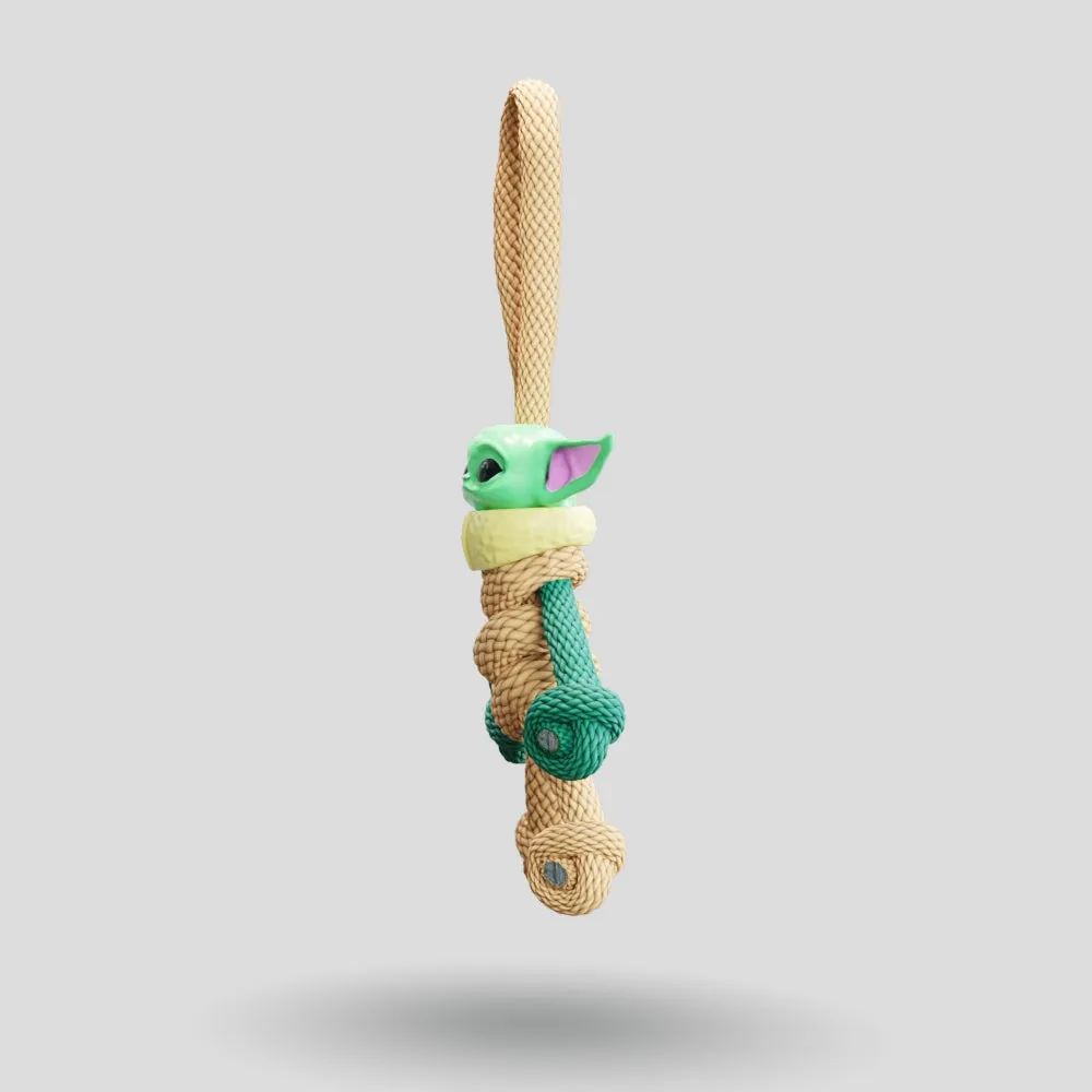 Baby Yoda Paracord Buddy Keychain