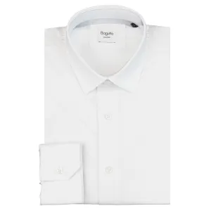 Bagutta White Linen Men Shirt
