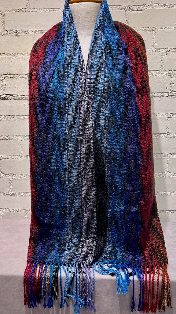 Bamboo and Tencel Hand Woven Scarf - SS102