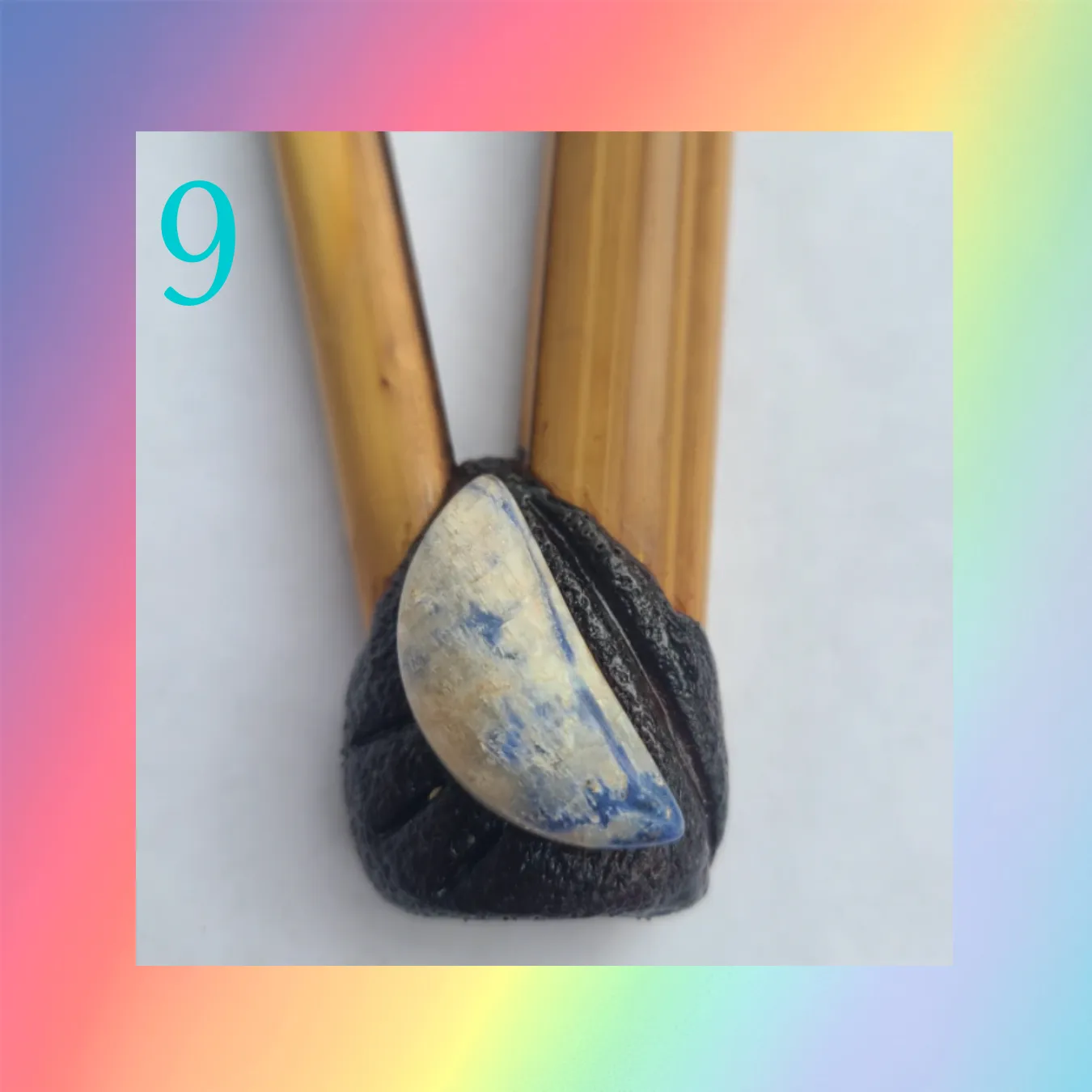 Bamboo Brazilian Kuripe Amethyst & Midnight Collection