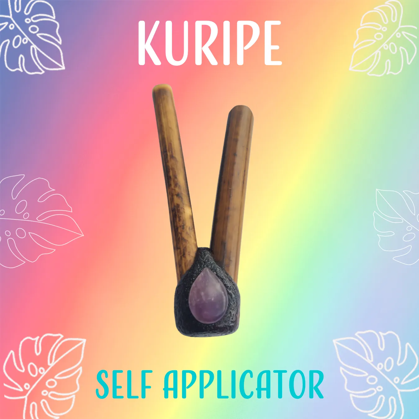 Bamboo Brazilian Kuripe Amethyst & Midnight Collection