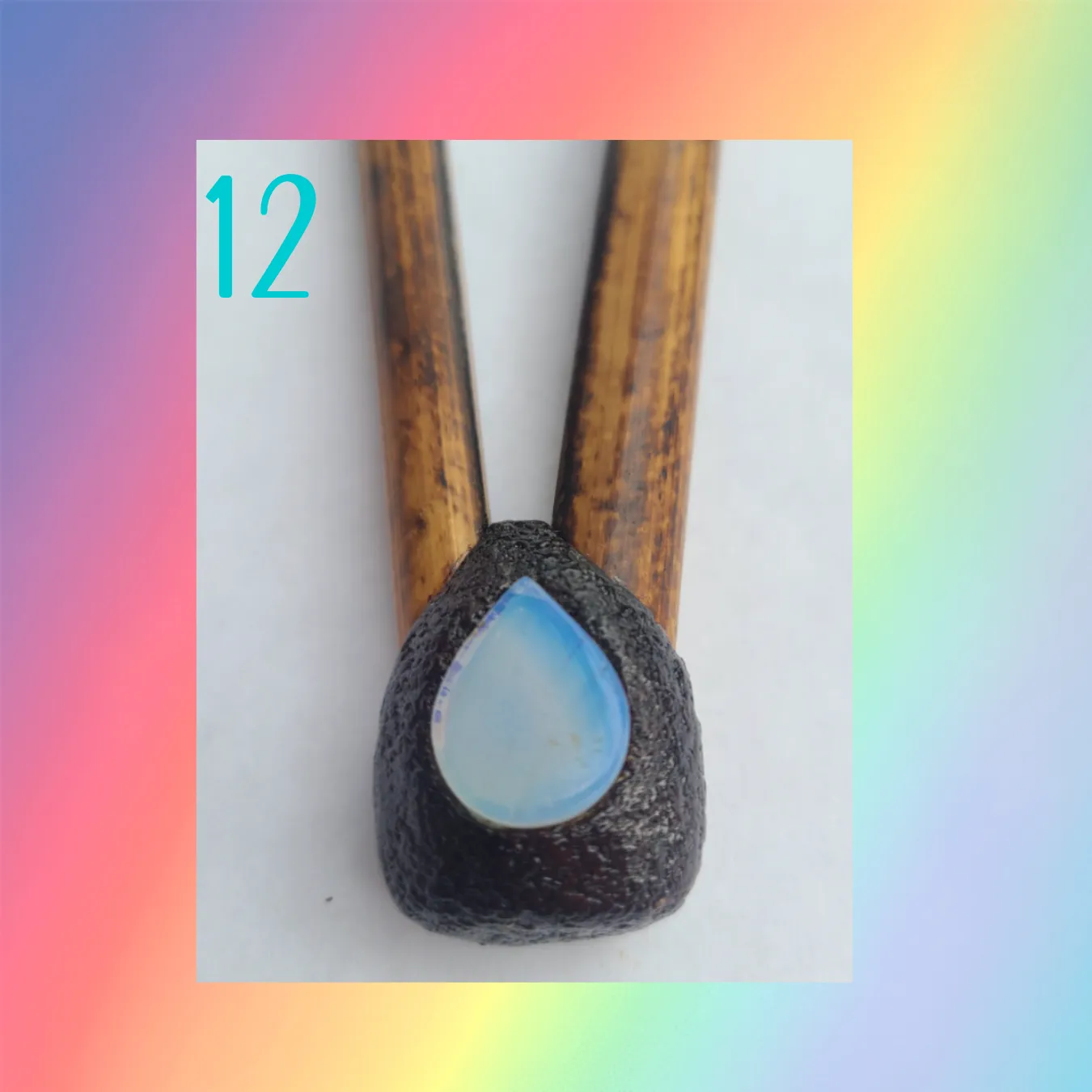 Bamboo Brazilian Kuripe Amethyst & Midnight Collection