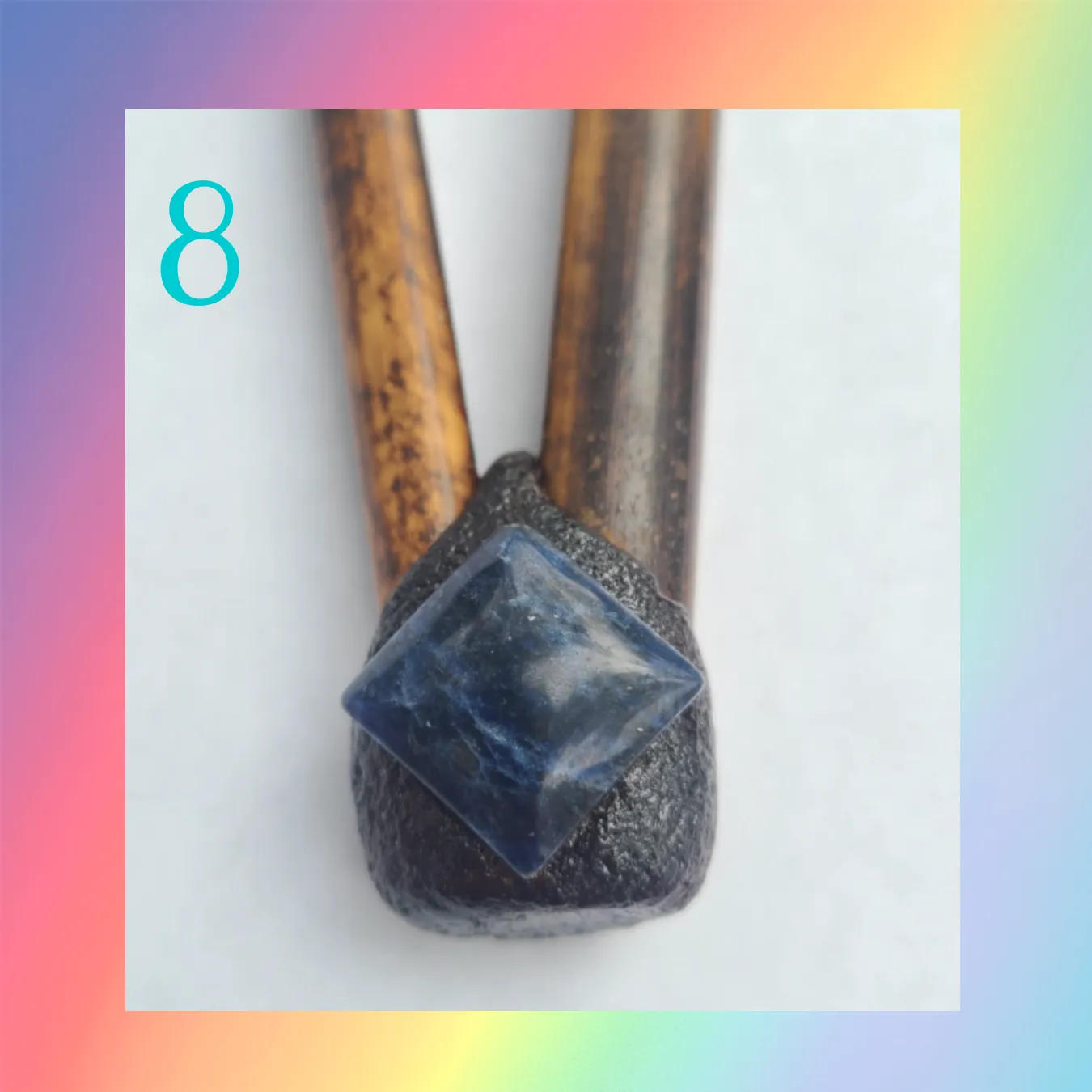 Bamboo Brazilian Kuripe Amethyst & Midnight Collection