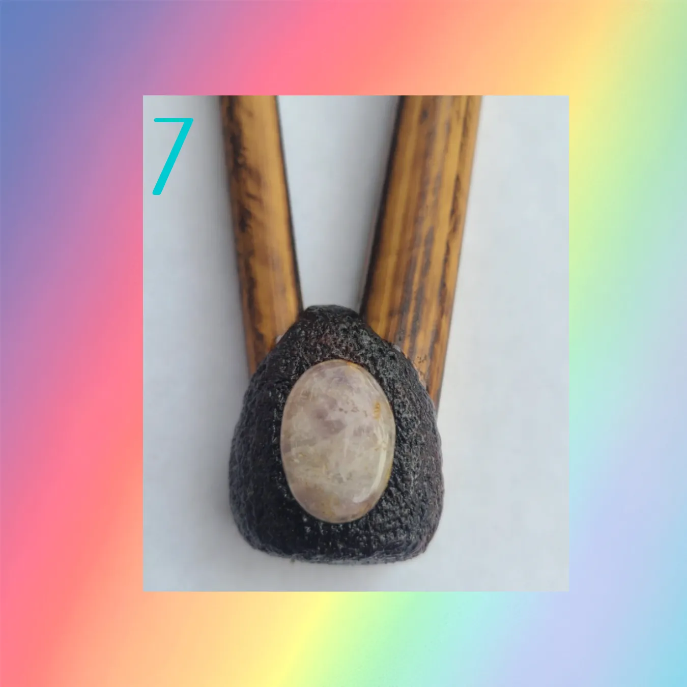 Bamboo Brazilian Kuripe Amethyst & Midnight Collection