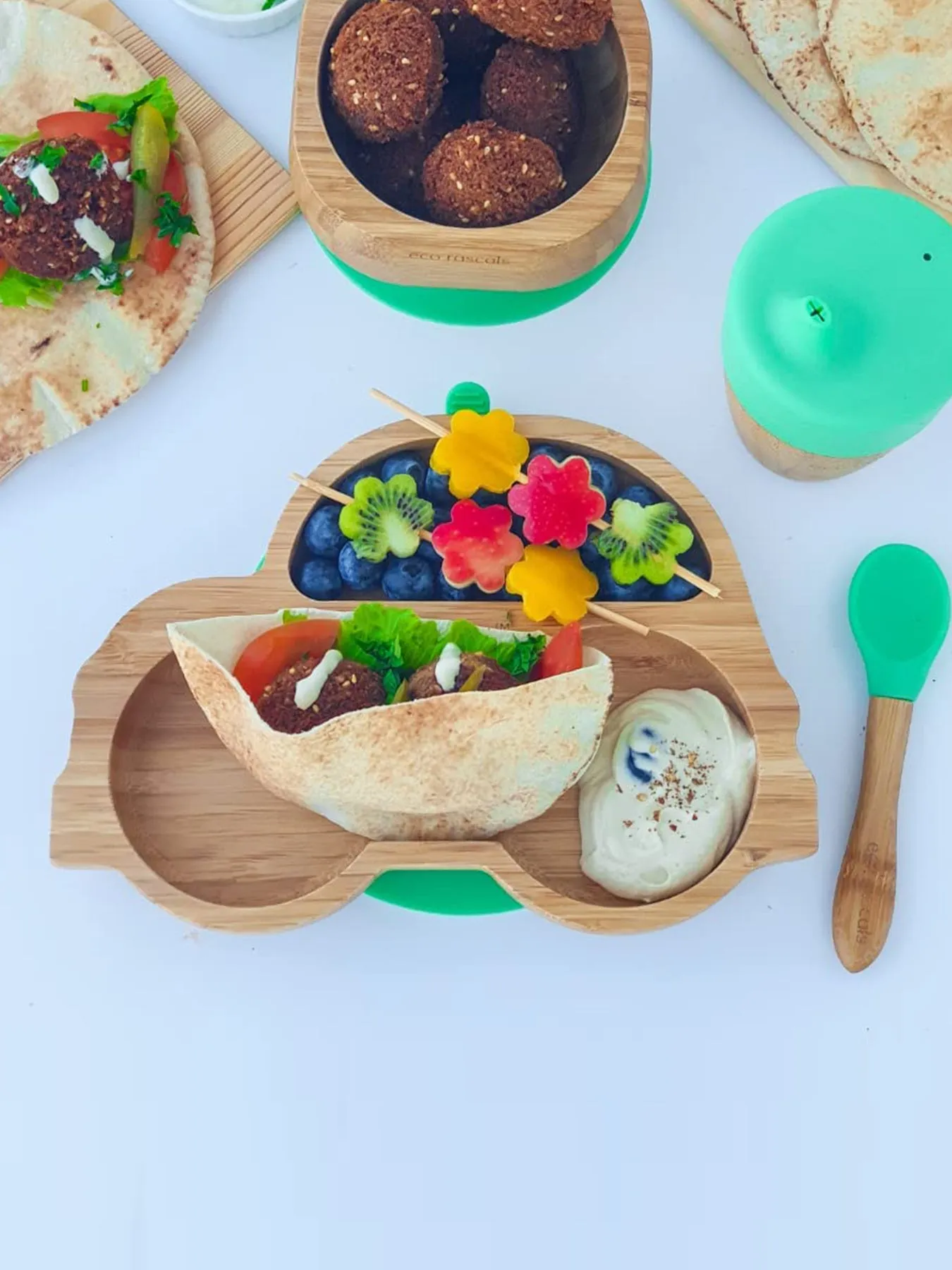 Bamboo Car Suction Plate - 3 Colours
