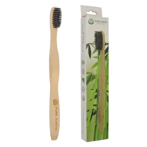 Bamboo Charcoal Toothbrush - 100% Organic