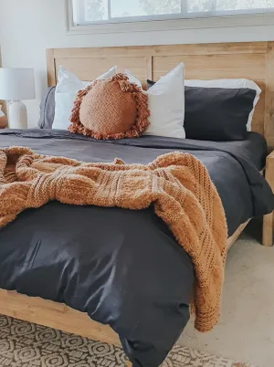 Bamboo Duvet Cover (King) - Slate