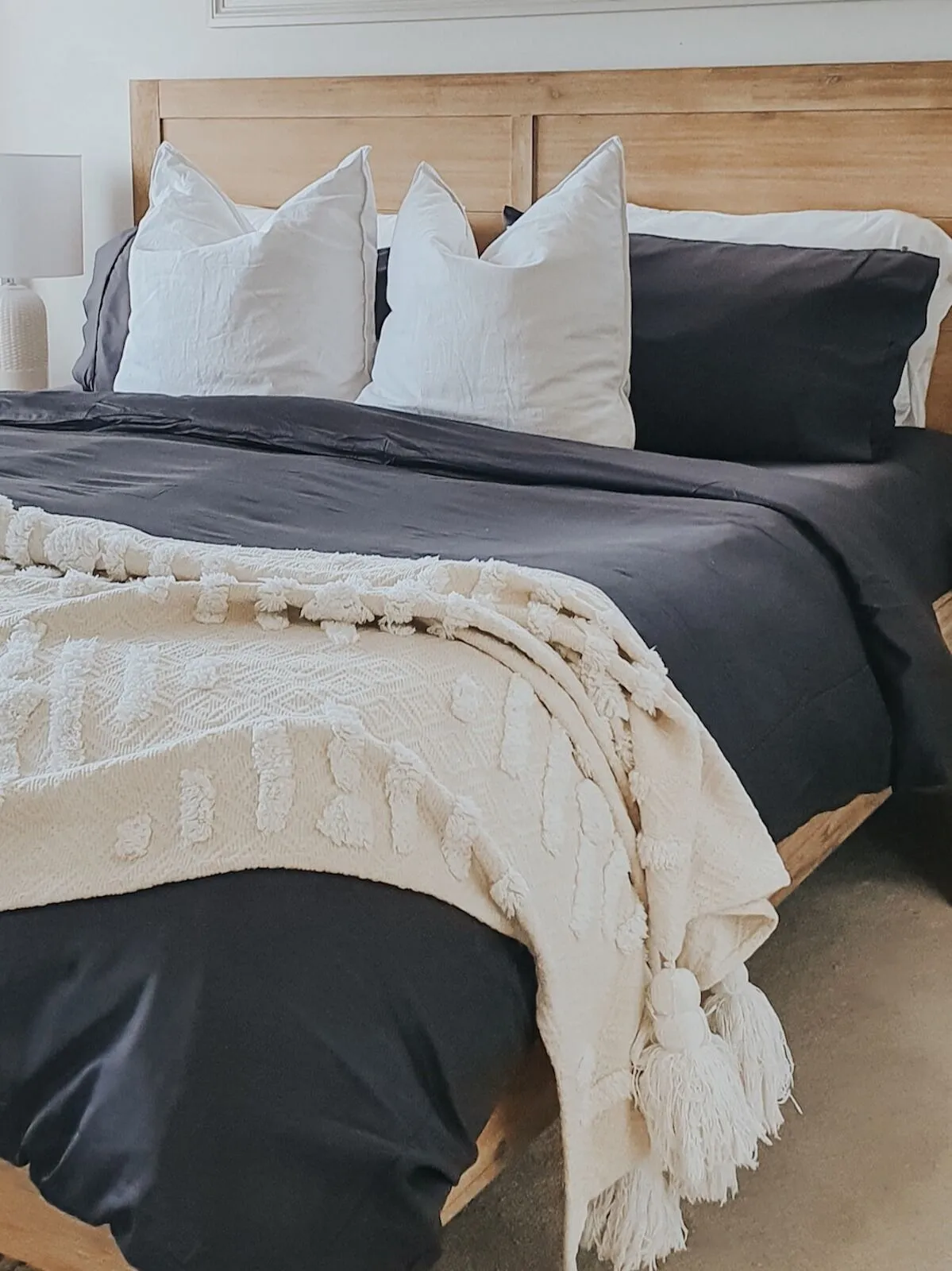 Bamboo Duvet Cover (King) - Slate