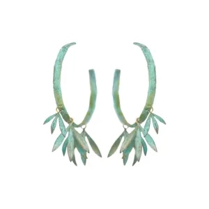 Bamboo Hoop Earrings