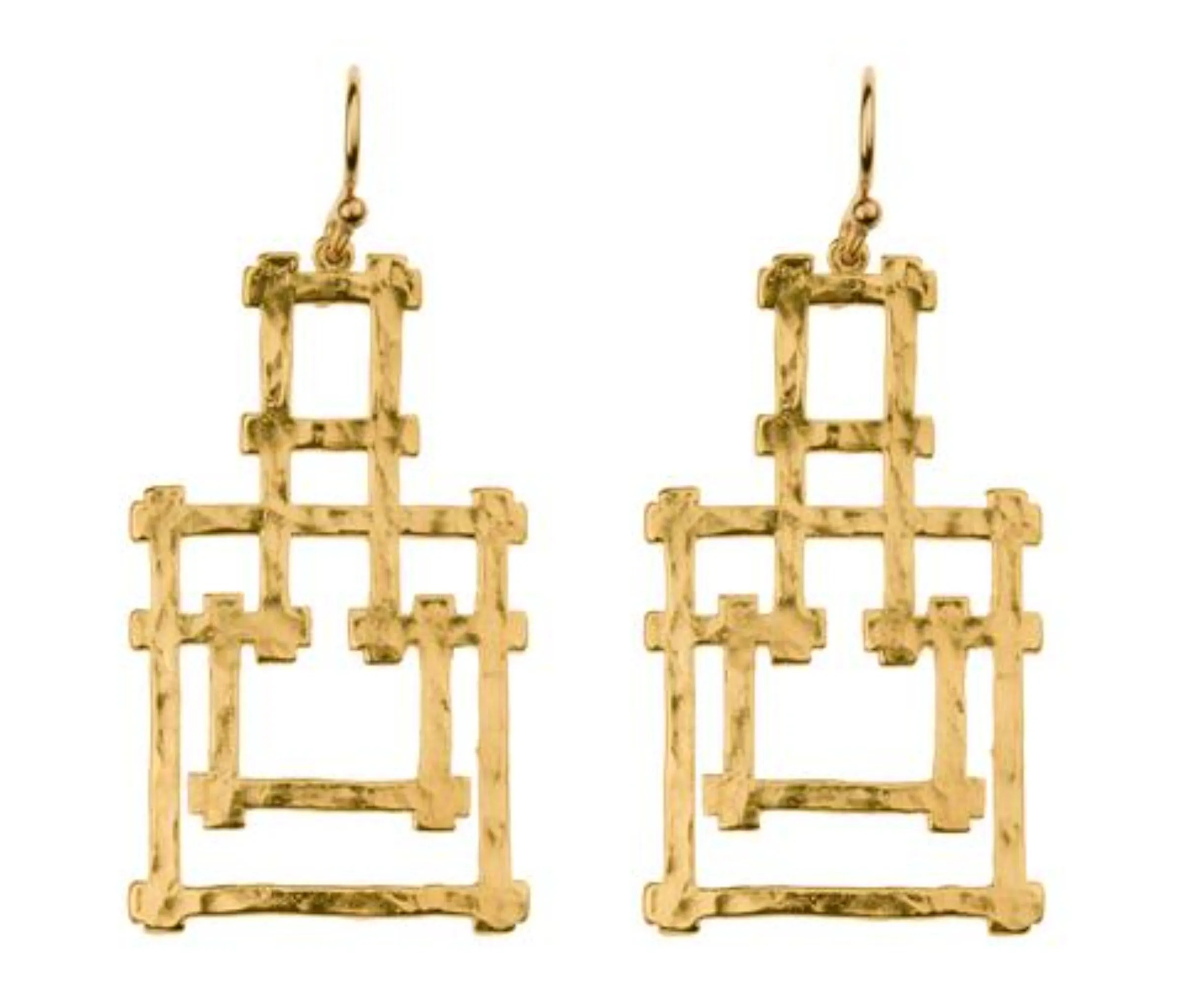 Bamboo Pagoda Bamboo Earrings