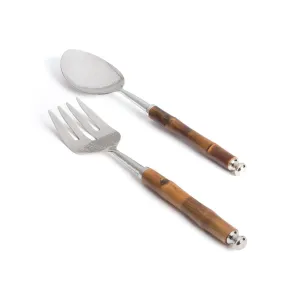 Bamboo Salad Serving Set