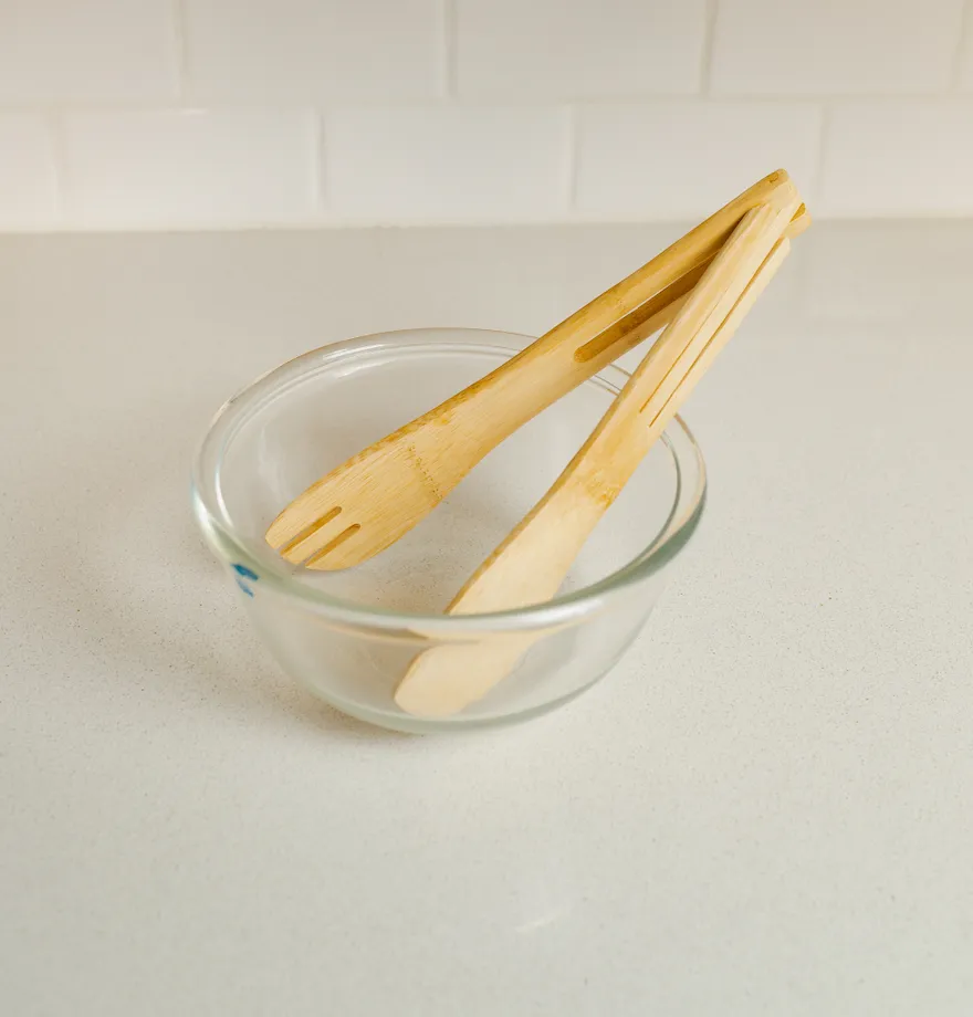 Bamboo Salad Tongs | Housewarming