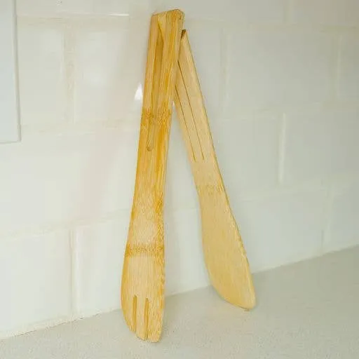 Bamboo Salad Tongs | Housewarming