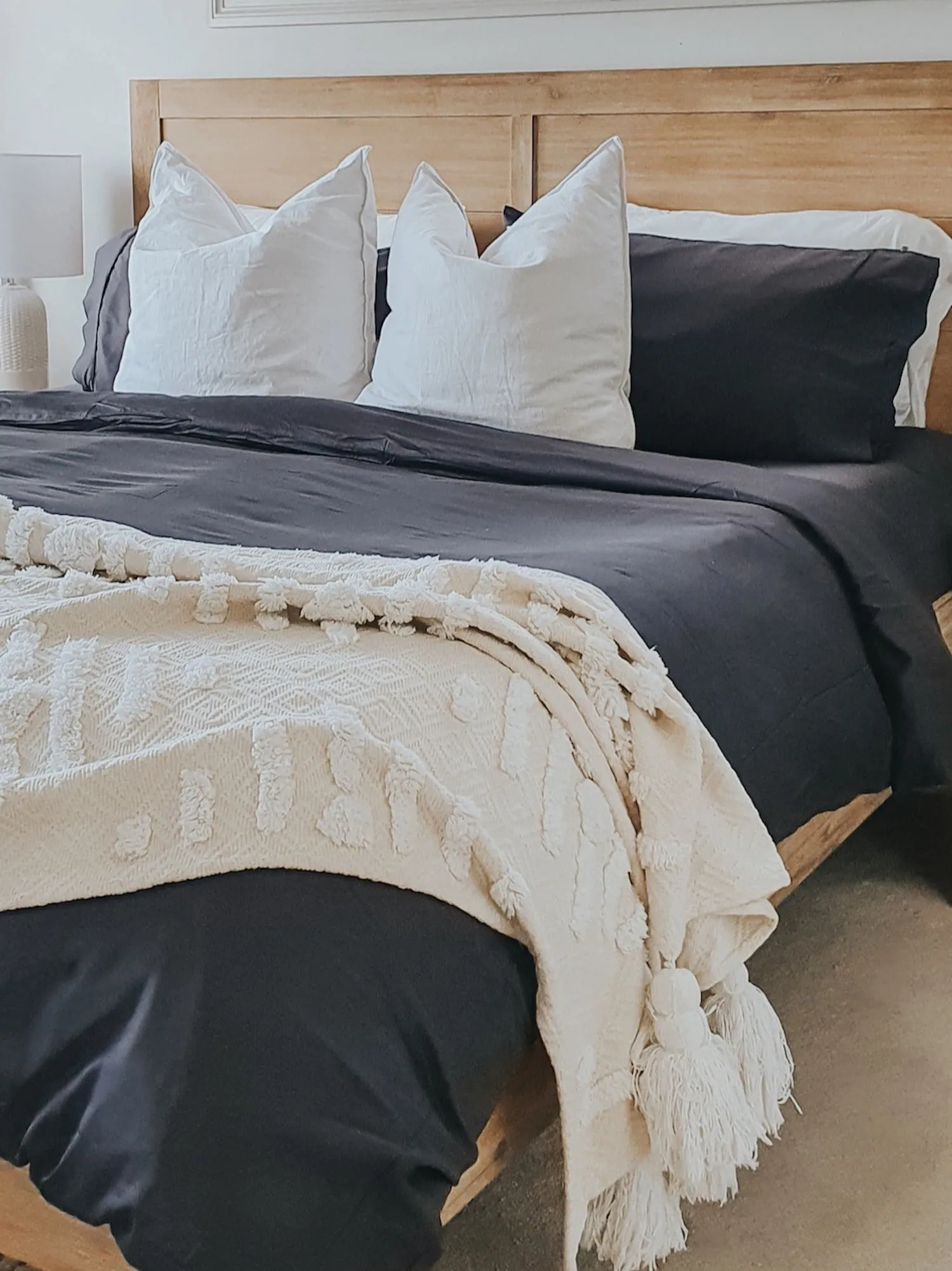 Bamboo Sheet Set (King) - Slate Grey