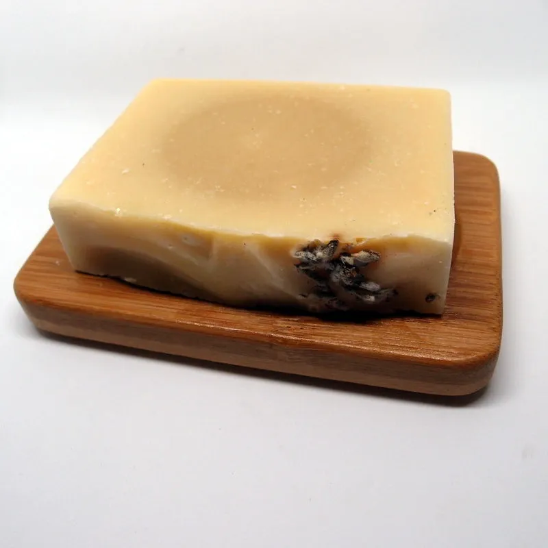 Bamboo soap dish - rectangle - keep your handmade natural soap for longer