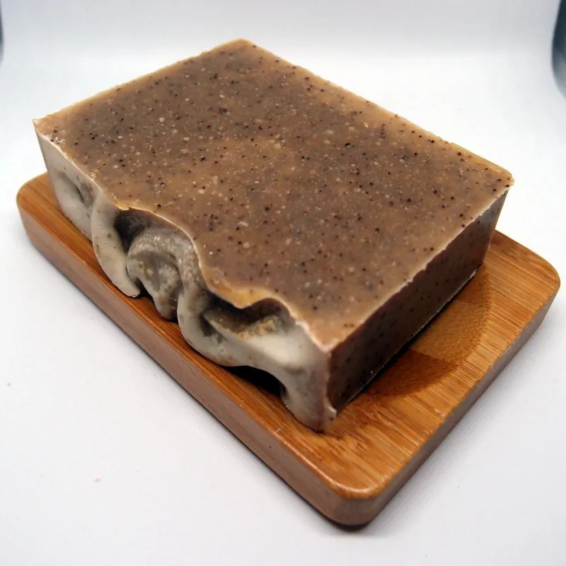 Bamboo soap dish - rectangle - keep your handmade natural soap for longer