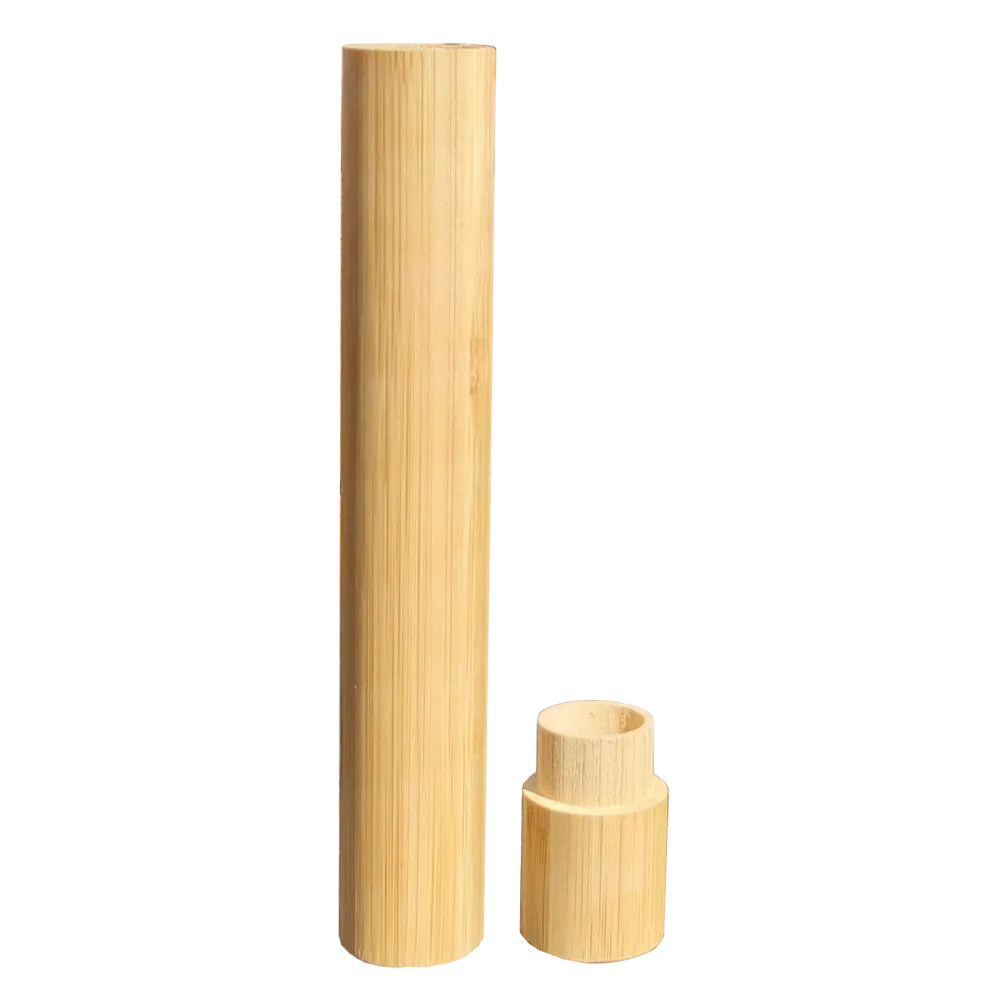 Bamboo Toothbrush Travel Case