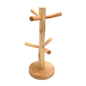 Bamboo Tree Holder for Mugs / Coffee Cups Stand