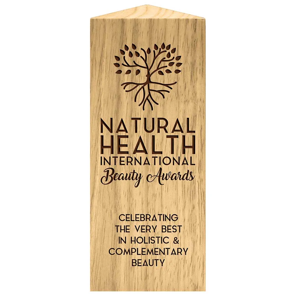 Bamboo Wooden Desk Plaque Award (200mm - Portrait or Landscape)