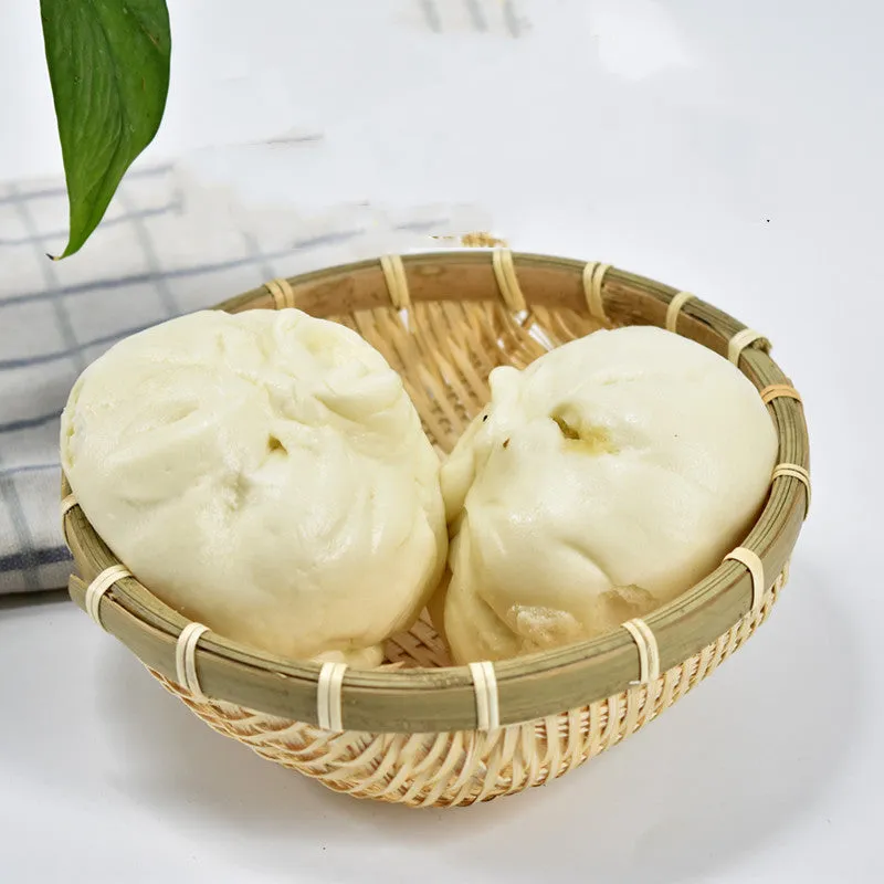 Bamboo Woven Basket And Dustpan Fruit Basket Plate