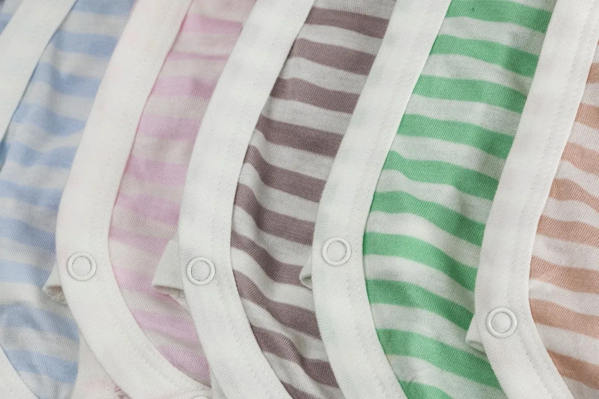 Bamboo Wrap Around Body - Mint Green Stripe