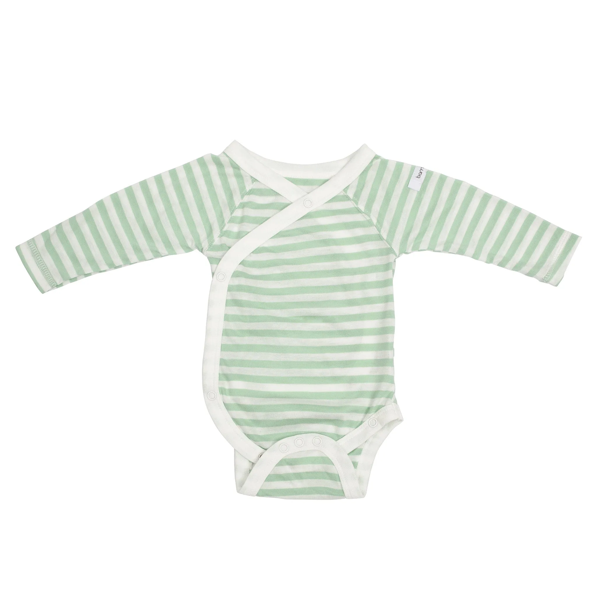 Bamboo Wrap Around Body - Mint Green Stripe