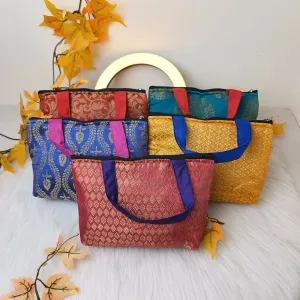 Banaras Silk Handy Bags