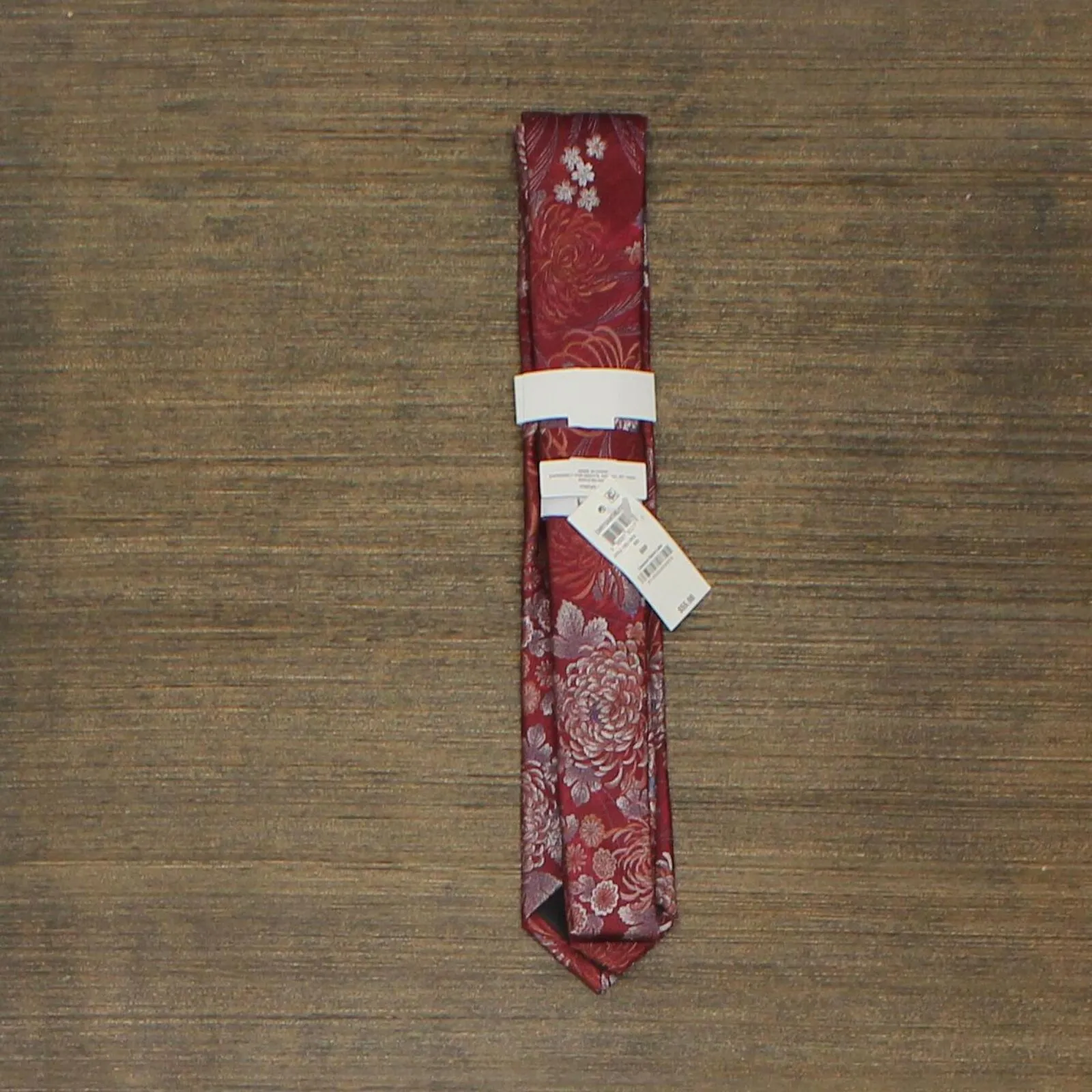 Bar III Men's Chrysanthemum Floral Skinny Tie 13C1-3010