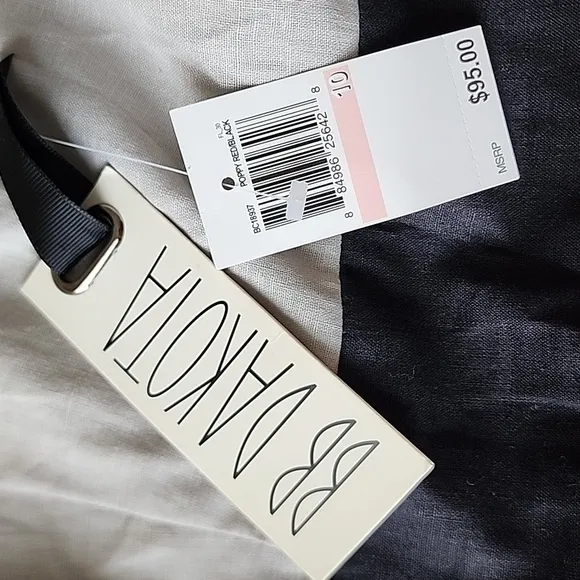 BB DAKOTA Color-Block Linen Blend Dress