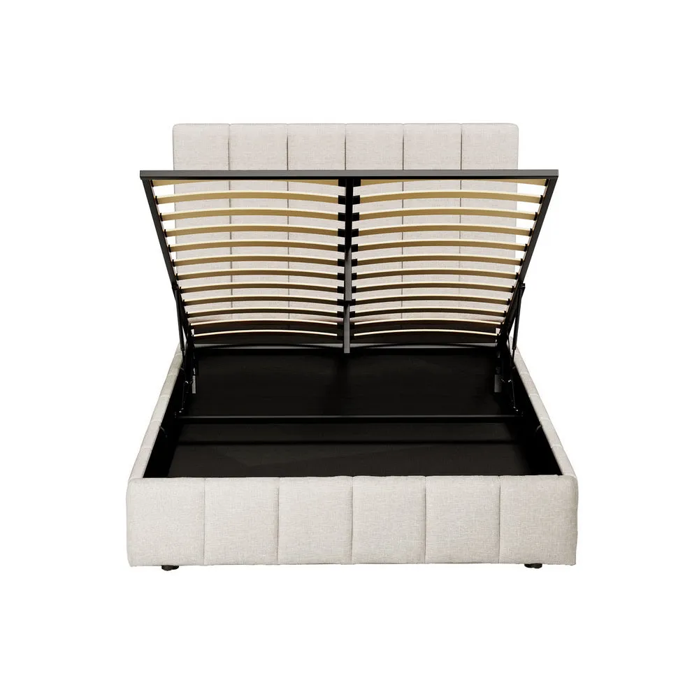 Bed Frame Beige TETTE