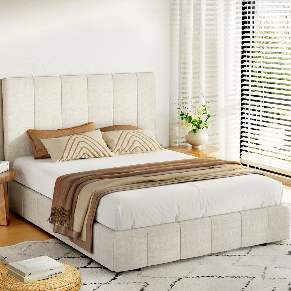 Bed Frame Beige TETTE